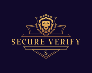 Luxury Lion Security logo design