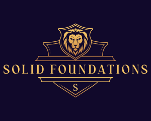 Strong - Luxury Lion Security logo design
