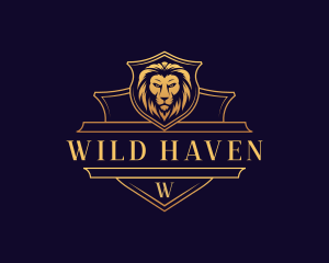 Luxury Lion Security logo design