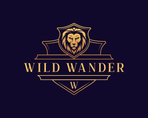 Luxury Lion Security logo design