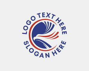 Patriotic - Bald Eagle USA Veteran logo design