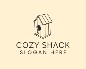 Shack - Bird House Woodwork logo design