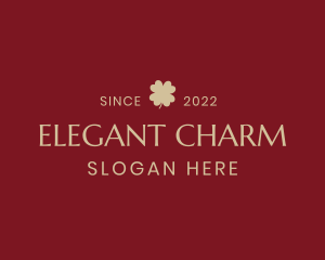 Elegant Organic Wordmark logo design