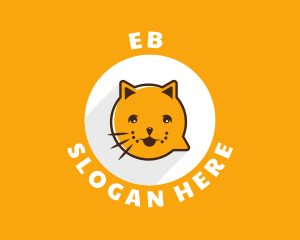 Pussycat - Cat Chat SMS logo design