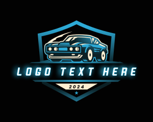 Garage - Muscle Car Automotive logo design