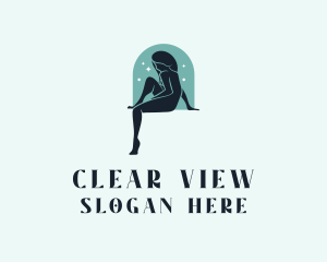 Nude Woman Window logo design