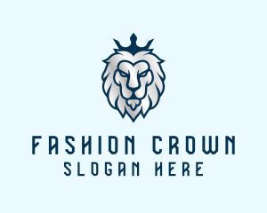 Crown Lion King Finance logo design