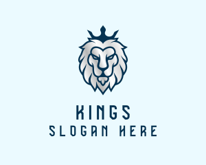 Crown Lion King Finance logo design