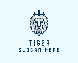 Crown Lion King Finance logo design