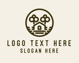 Lodge - Forest Residential  House logo design