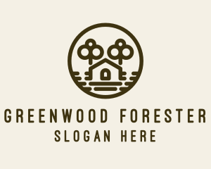 Forest Residential  House logo design