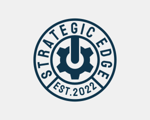 Garage - Power Gear Seal logo design