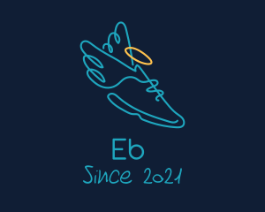 Doodle - Halo Wings Sneakers logo design