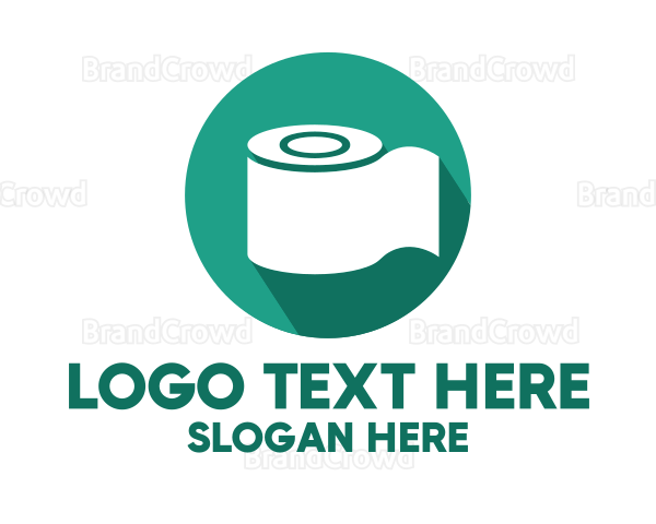 Toilet Roll Tissue Paper Logo