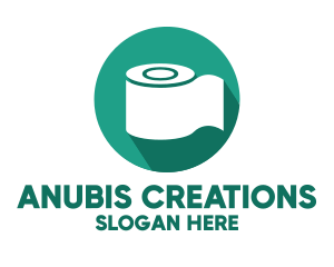 Toilet Roll Tissue Paper logo design