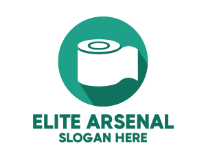 Toilet Roll Tissue Paper logo design