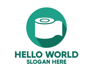 Toilet Roll Tissue Paper logo design