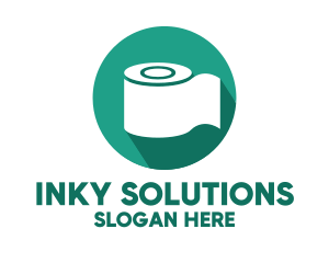 Toilet Roll Tissue Paper logo design