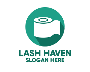 Toilet Roll Tissue Paper logo design