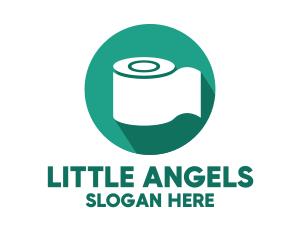 Toilet Roll Tissue Paper logo design