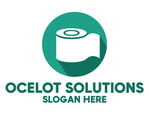 Toilet Roll Tissue Paper logo design