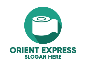 Toilet Roll Tissue Paper logo design