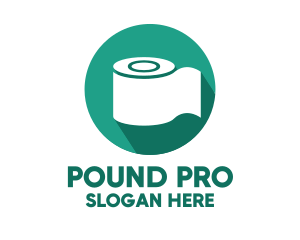 Toilet Roll Tissue Paper logo design