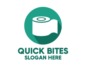 Toilet Roll Tissue Paper logo design