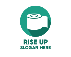 Toilet Roll Tissue Paper logo design