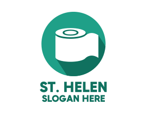 Toilet Roll Tissue Paper logo design