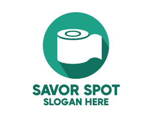 Toilet Roll Tissue Paper logo design