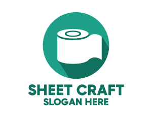 Sheet - Toilet Roll Tissue Paper logo design