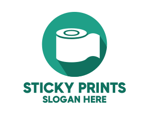 Toilet Roll Tissue Paper logo design