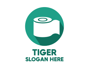 Toilet Roll Tissue Paper logo design