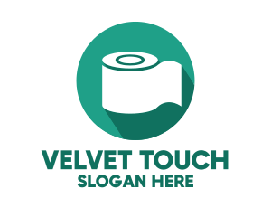 Toilet Roll Tissue Paper logo design