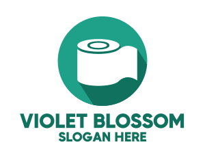 Toilet Roll Tissue Paper logo design