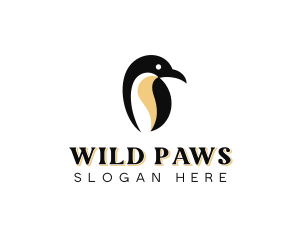 Penguin Animal Zoo logo design