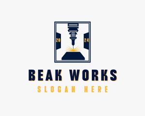 Industrial Laser Metalworks logo design