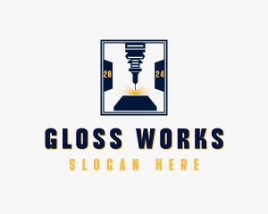 Industrial Laser Metalworks logo design