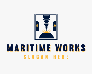 Industrial Laser Metalworks logo design