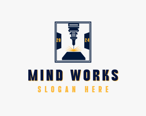 Industrial Laser Metalworks logo design