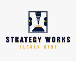 Industrial Laser Metalworks logo design