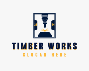 Industrial Laser Metalworks logo design