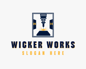 Industrial Laser Metalworks logo design