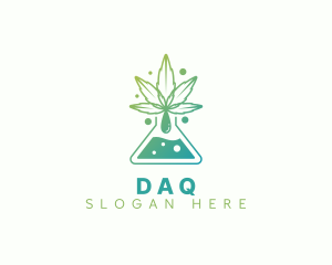 Marijuana Flask Laboratory Logo