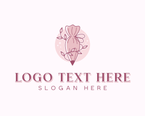 Pastry Bag - Baking Piping Bag Caterer logo design