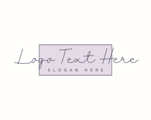 Jewelry - Elegant Feminine Cursive logo design