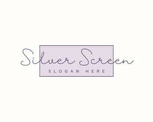 Elegant Feminine Cursive  Logo