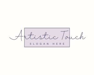 Elegant Feminine Cursive  logo design