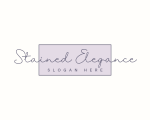 Elegant Feminine Cursive  logo design